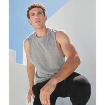 SF High neck slash armhole vest