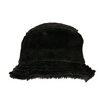 Faux fur bucket hat