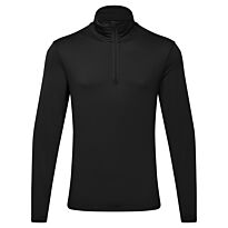 TriDri® recycled long sleeve brushed back ¼ zip top