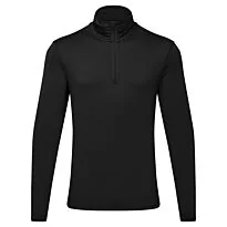 TriDri recycled long sleeve brushed back ¼ zip top