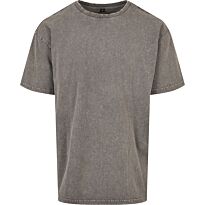 Acid washed heavy oversized tee