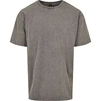 Acid washed heavy oversized tee