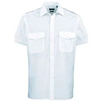 Short sleeve pilot shirt