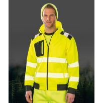 Result Recycled Recycled robust zipped safety hoodie