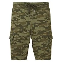 Men’s camo cargo utility shorts