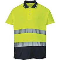 Two-tone cotton Comfort polo