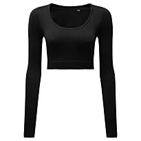 Women’s TriDri ribbed seamless '3D Fit' crop top