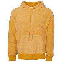 Unisex sueded fleece pullover hoodie
