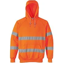 Hi-vis hooded sweatshirt