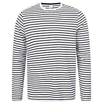 Unisex long-sleeved striped T