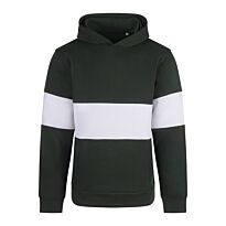 Heavyweight panelled hoodie