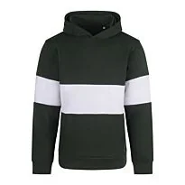 Heavyweight panelled hoodie