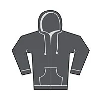 Unisex heavy full-zip hoodie