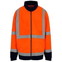 High visibility full-zip fleece