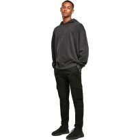 Build Your Brand Acid washed oversize hoodie