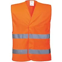 Hi-vis two-band vest