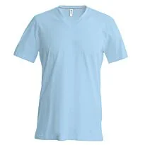 Men's short-sleeved V-neck T-shirt