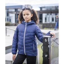 Regatta Junior Junior Loftlite hooded baffle jacket