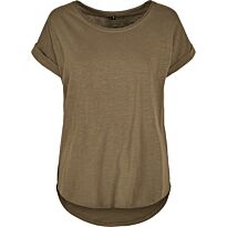 Women's long slub tee