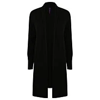 Women's longline open cardigan