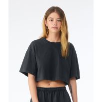 Bella Canvas Women’s heavyweight washed cropped tee