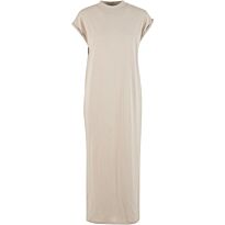 Women’s long extended shoulder dress