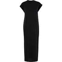 Women’s long extended shoulder dress