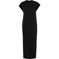 Women’s long extended shoulder dress
