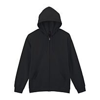 Softstyle™ midweight fleece adult full-zip hooded sweatshirt