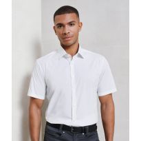 Premier Stretch fit cotton poplin short sleeve shirt