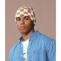 Beechfield Checkerboard beanie