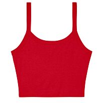 Women’s micro rib spaghetti strap tank