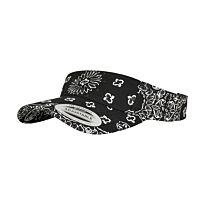 Bandana print visor