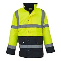 Hi-vis two-tone motorway jacket
