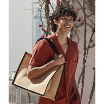 Westford Mill Natural starched jute classic shopper