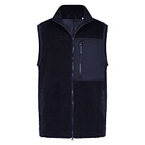 Recycled sherpa gilet