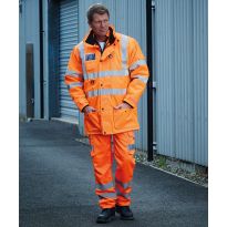 Yoko Hi-vis polycotton cargo trousers with kneepad pockets (HV018T/3M)