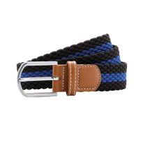 Asquith & Fox Two-colour stripe braid stretch belt