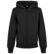 Organic kids basic zip hoodie