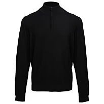 ¼ zip knitted sweater