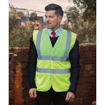 Yoko Hi-vis 2-band-and-braces waistcoat (HVW100)