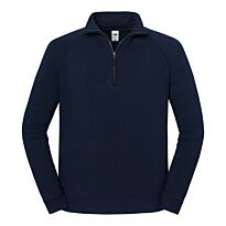 Iconic premium zip-neck sweat