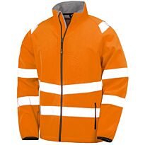 Recycled 2-layer printable safety softshell