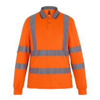 Regatta High Visibility Hi-vis Pro contract long sleeve polo