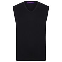 Sleeveless v-neck jumper