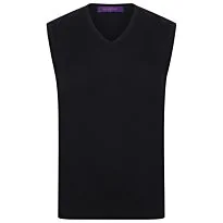 Sleeveless v-neck jumper
