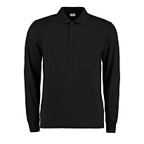 Piqué polo long-sleeved