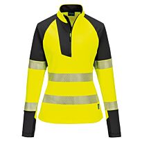 Women’s PW3 Hi-vis ¼-zip sweatshirt