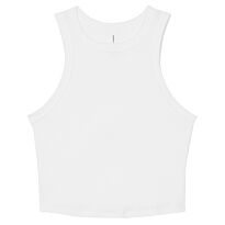 Women’s micro rib racer tank