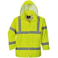 Hi-vis rain jacket